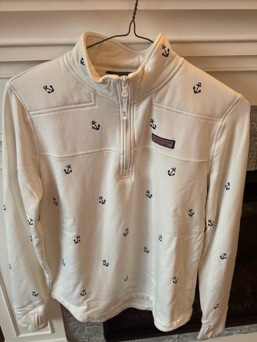 Vineyard Vines Women's Anchor Embroidered Dreamcloth Shep Shirt